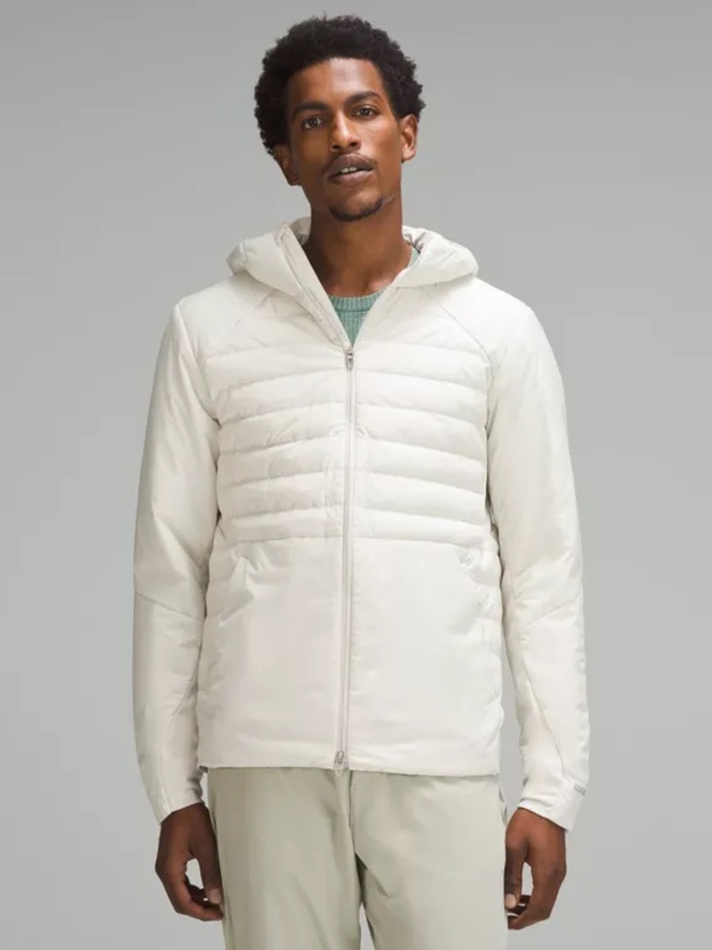 Lululemon Men’s Down for It All Hoodie Jacket White Size Small